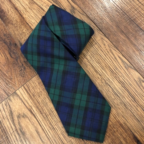 American Eagle Outfitters Other - AEO Black Watch Plaid Neck Tie